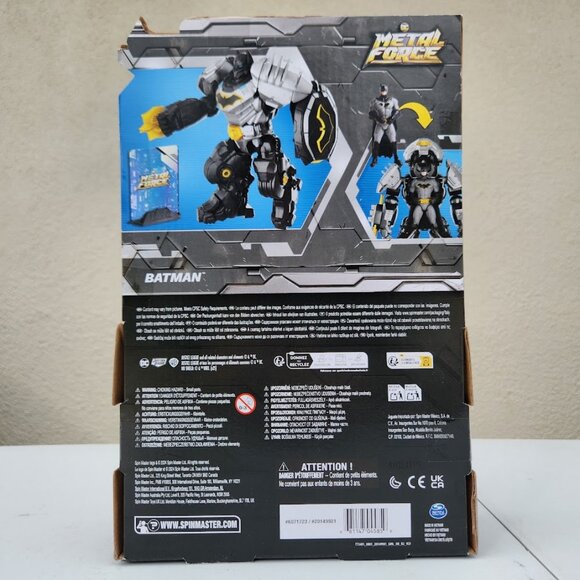 NEW DC Comics Metal Force Batman Action Figure 6" Toy Armor Suit Superhero Inclu - Picture 2 of 16